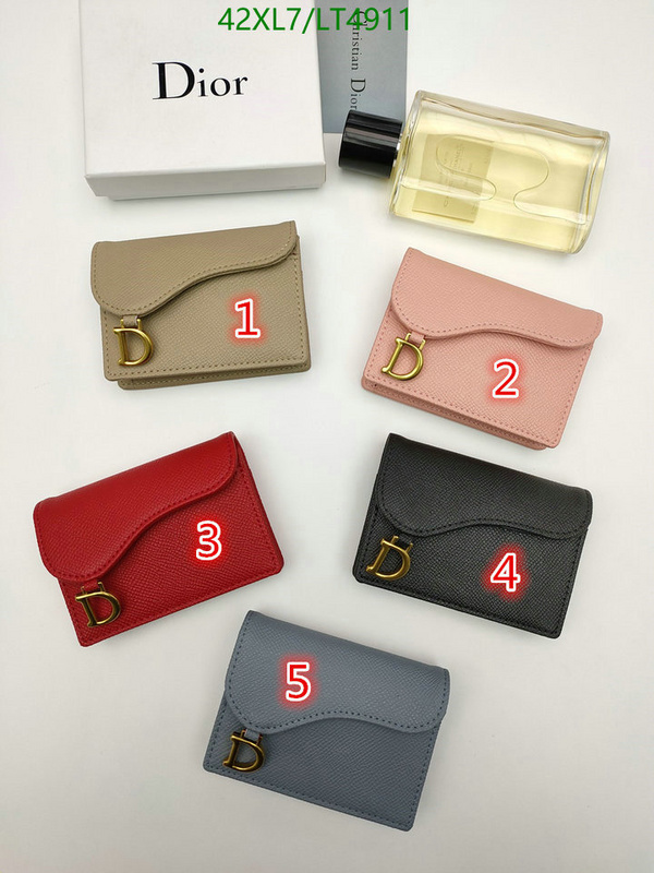 Dior Bags-(4A)-Wallet,Code: LT4911,$: 42USD