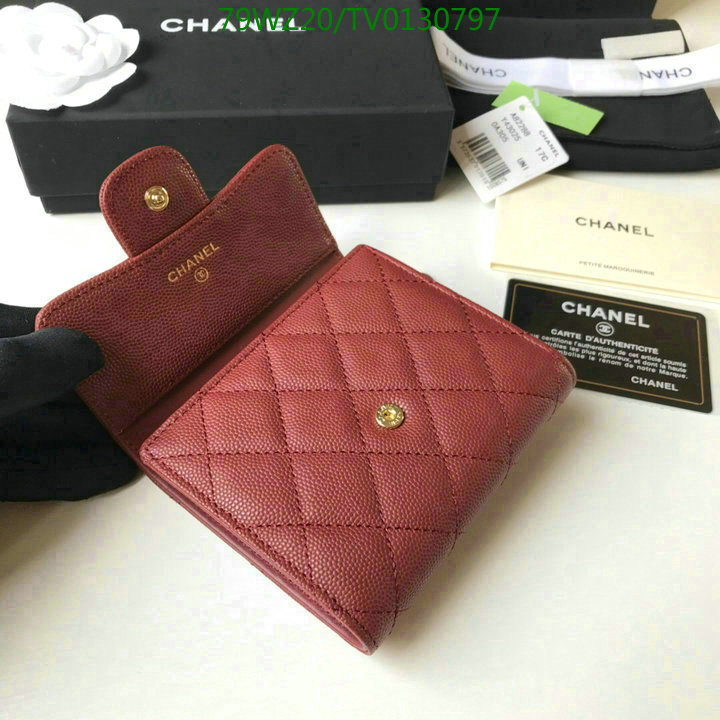 Chanel Bags ( 4A )-Wallet-,Code: TV0130797,$: 79USD