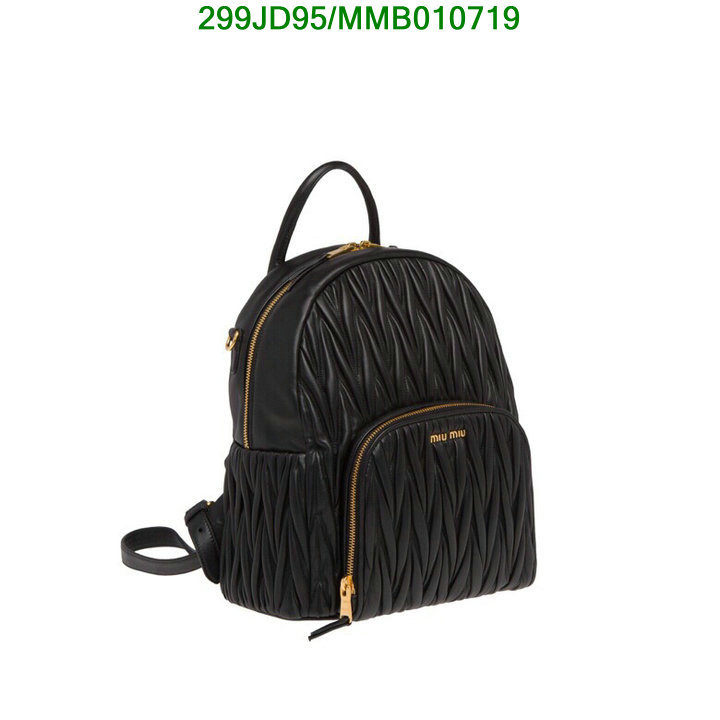 Miu Miu Bag-(Mirror)-Backpack-,Code: MMB010719,$: 299USD