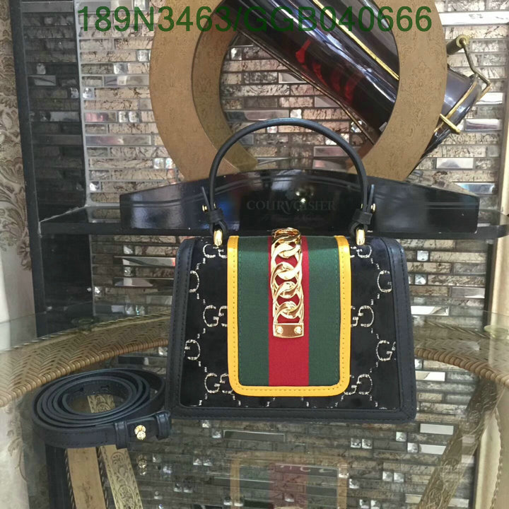 Gucci Bag-(Mirror)-Handbag-,Code:GGB040666,$: 189USD