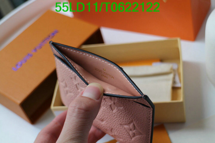 LV Bags-(Mirror)-Wallet-,Code: T0622122,$: 55USD