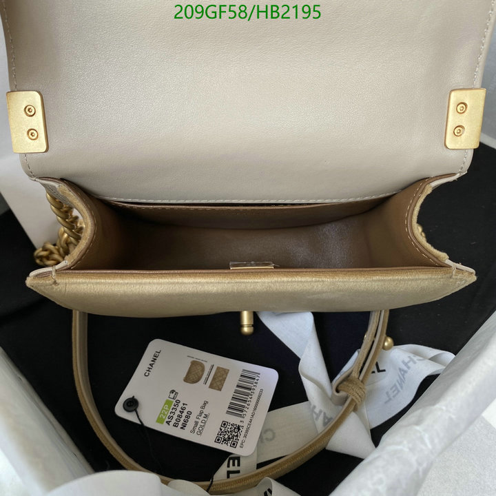 Chanel Bags -(Mirror)-Diagonal-,Code: HB2195,$: 209USD