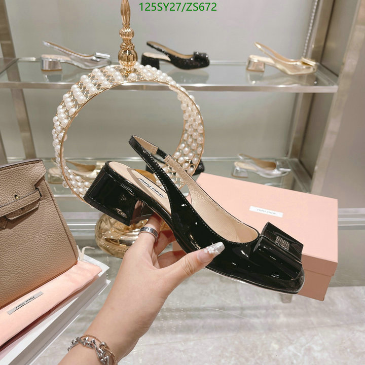 Women Shoes-Miu Miu, Code: ZS672,$: 125USD