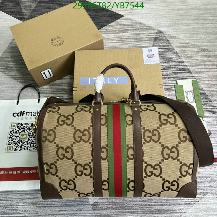 Gucci Bag-(Mirror)-Handbag-,Code: YB7544,$: 295USD