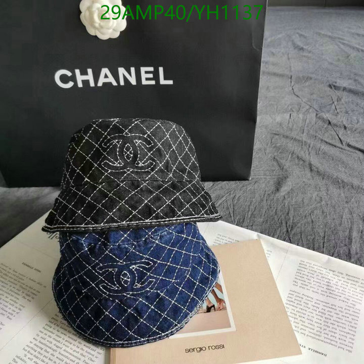 Cap -(Hat)-Chanel,Code: YH1137,$: 29USD