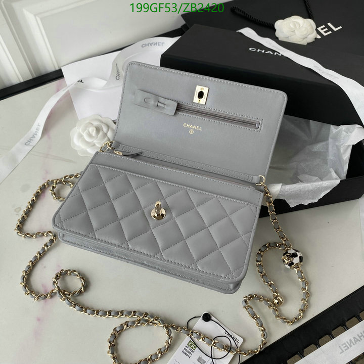 Chanel Bags -(Mirror)-Diagonal-,Code: ZB2420,$: 199USD