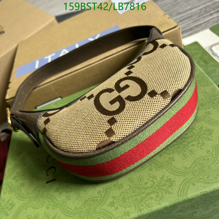 Gucci Bag-(Mirror)-Handbag-,Code: LB7816,$: 159USD