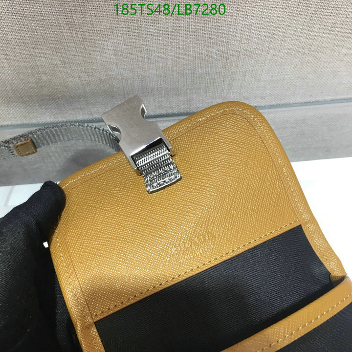 Prada Bag-(Mirror)-Diagonal-,Code: LB7280,$: 185USD