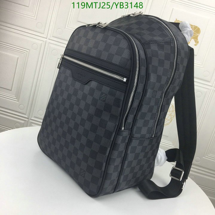 LV Bags-(4A)-Backpack-,Code: YB3148,$: 119USD