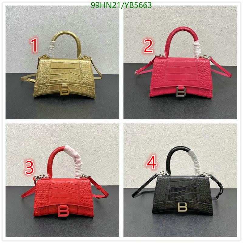 Balenciaga Bag-(4A)-Hourglass-,Code: YB5663,$: 99USD