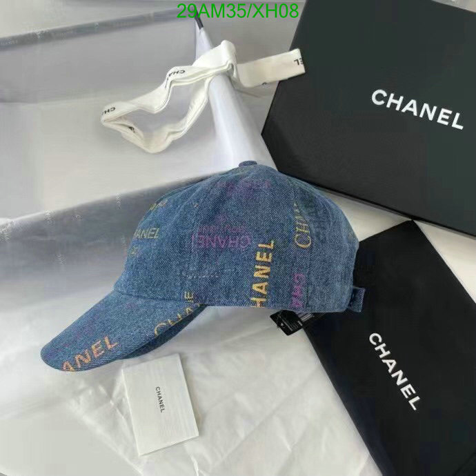 Cap -(Hat)-Chanel, Code: XH08,$: 29USD