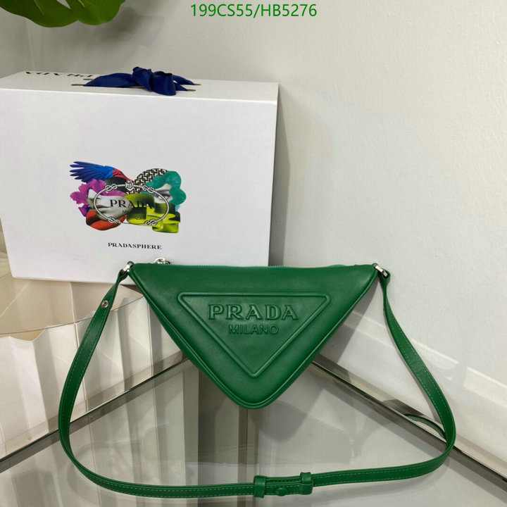 Prada Bag-(Mirror)-Triangle,Code: HB5276,$: 199USD