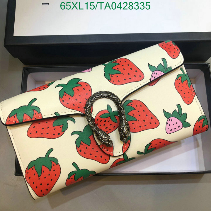 Gucci Bag-(4A)-Wallet-,Code:TA0428335,$: 65USD