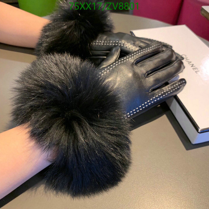 Gloves-Chanel, Code: ZV8801,$: 75USD