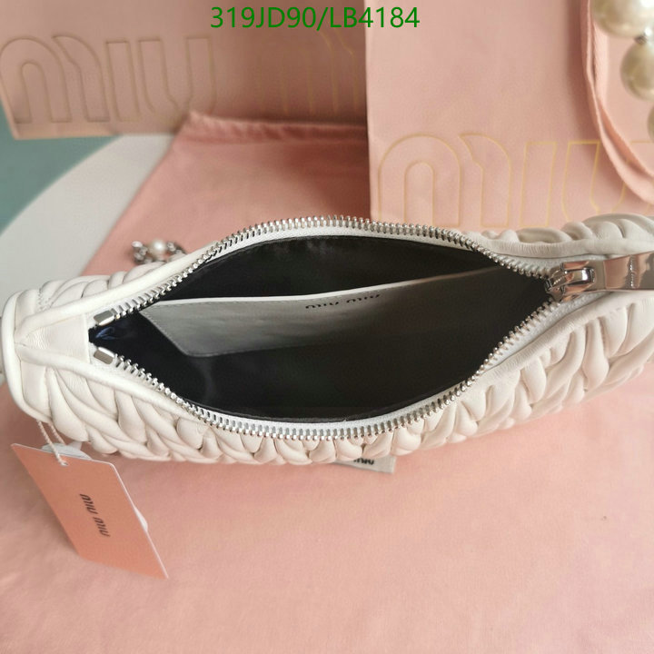 Miu Miu Bag-(Mirror)-Handbag-,Code: LB4184,$: 319USD