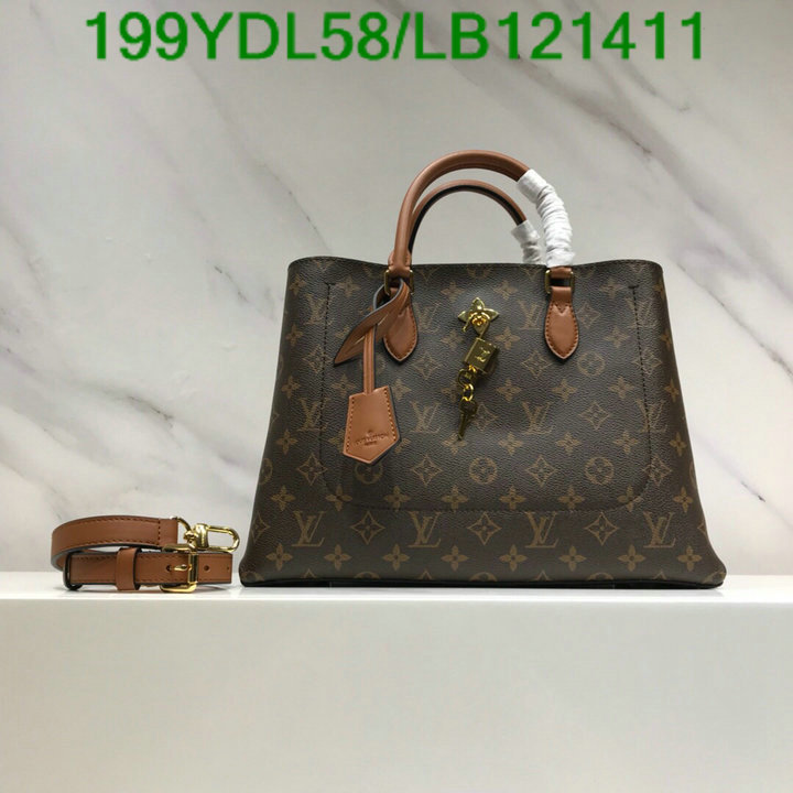 LV Bags-(Mirror)-Handbag-,Code: LB121411,$: 199USD