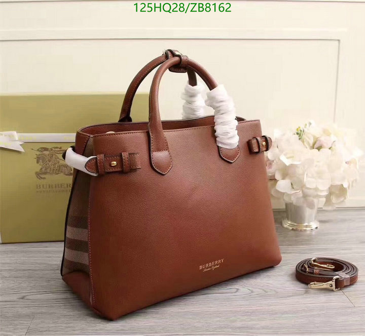 Burberry Bag-(4A)-Handbag-,Code: ZB8162,$: 125USD