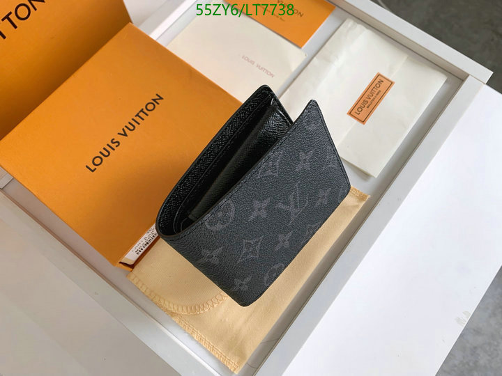 LV Bags-(4A)-Wallet-,Code: LT7738,$: 55USD