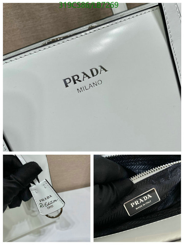 Prada Bag-(Mirror)-Handbag-,Code: LB7269,$: 319USD