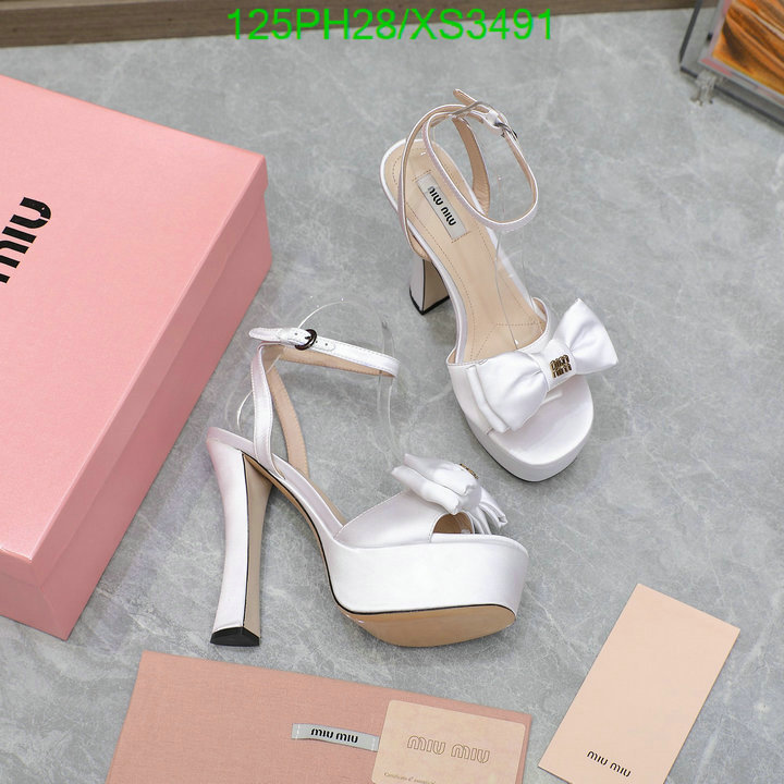 Women Shoes-Miu Miu, Code: XS3491,$: 125USD