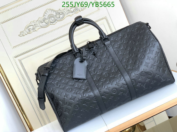LV Bags-(Mirror)-Keepall BandouliRe 45-50-,Code: YB5665,$: 255USD