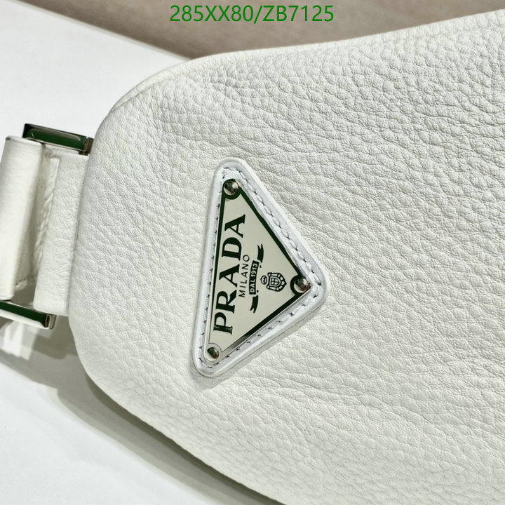 Prada Bag-(Mirror)-Triangle,Code: ZB7125,$: 285USD