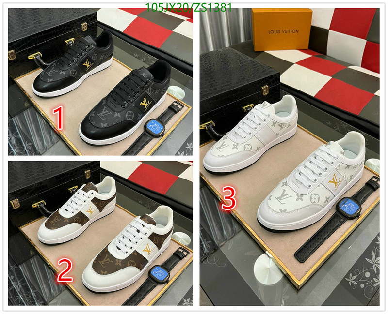 Men shoes-LV, Code: ZS1381,$: 105USD