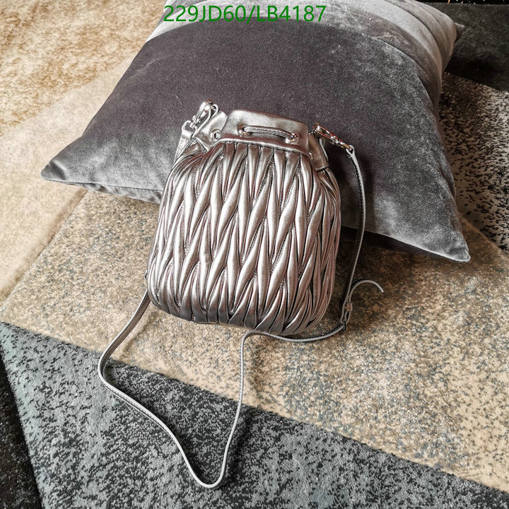 Miu Miu Bag-(Mirror)-Diagonal-,Code: LB4187,$: 229USD