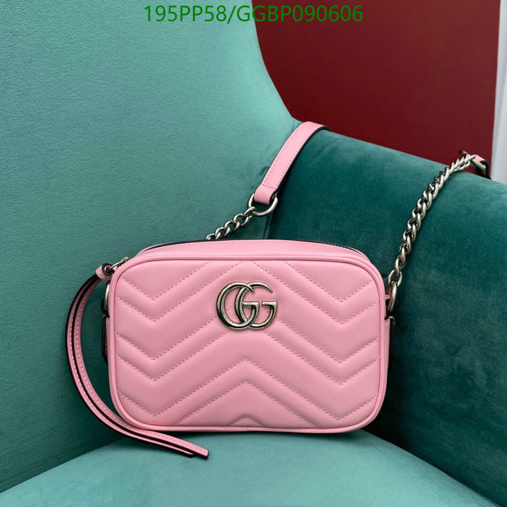 Gucci Bag-(Mirror)-Marmont,Code: GGBP090606,$: 195USD