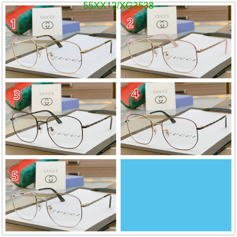 Glasses-Gucci, Code: XG3538,$: 55USD