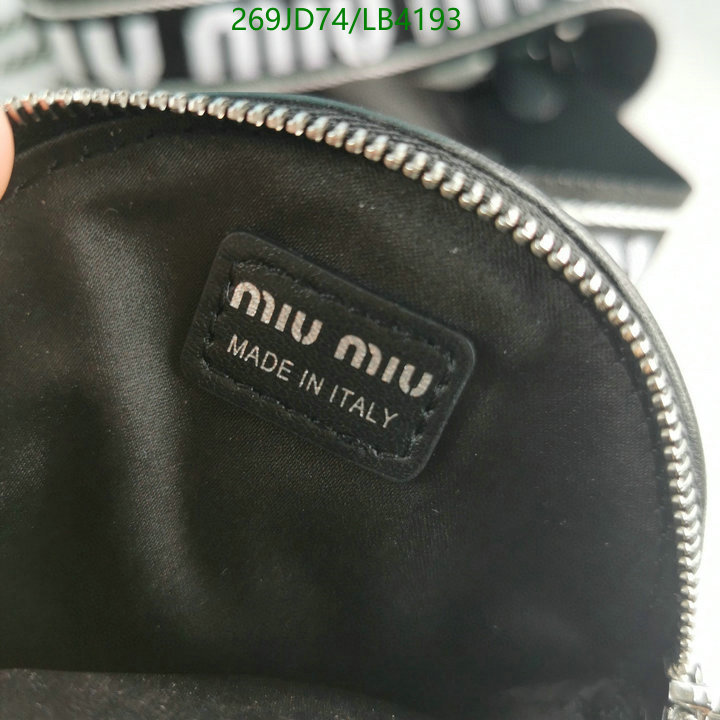 Miu Miu Bag-(Mirror)-Diagonal-,Code: LB4193,$: 269USD