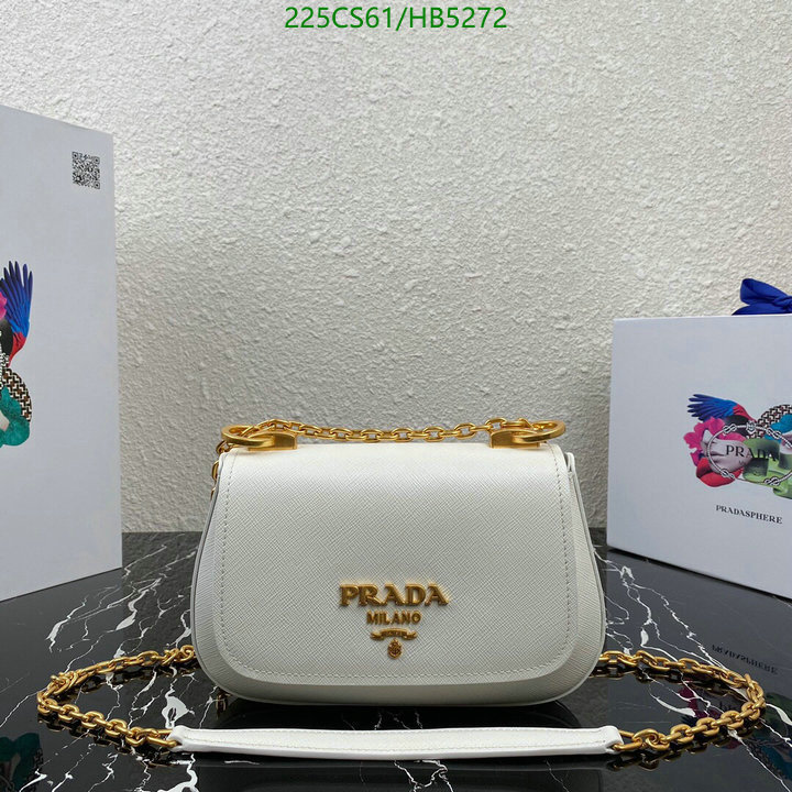 Prada Bag-(Mirror)-Diagonal-,Code: HB5272,$: 225USD