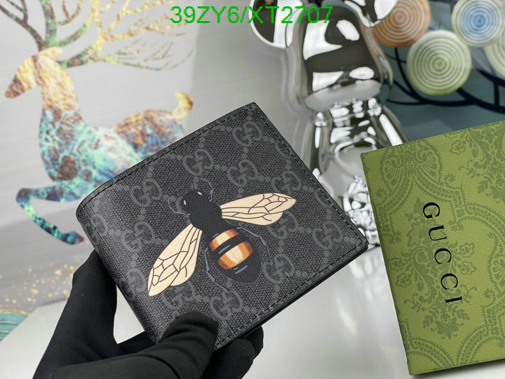 Gucci Bag-(4A)-Wallet-,Code: XT2707,$: 39USD