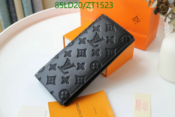 LV Bags-(Mirror)-Wallet-,Code: ZT1523,$: 85USD