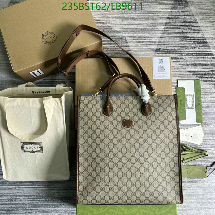 Gucci Bag-(Mirror)-Handbag-,Code: LB9611,$: 235USD