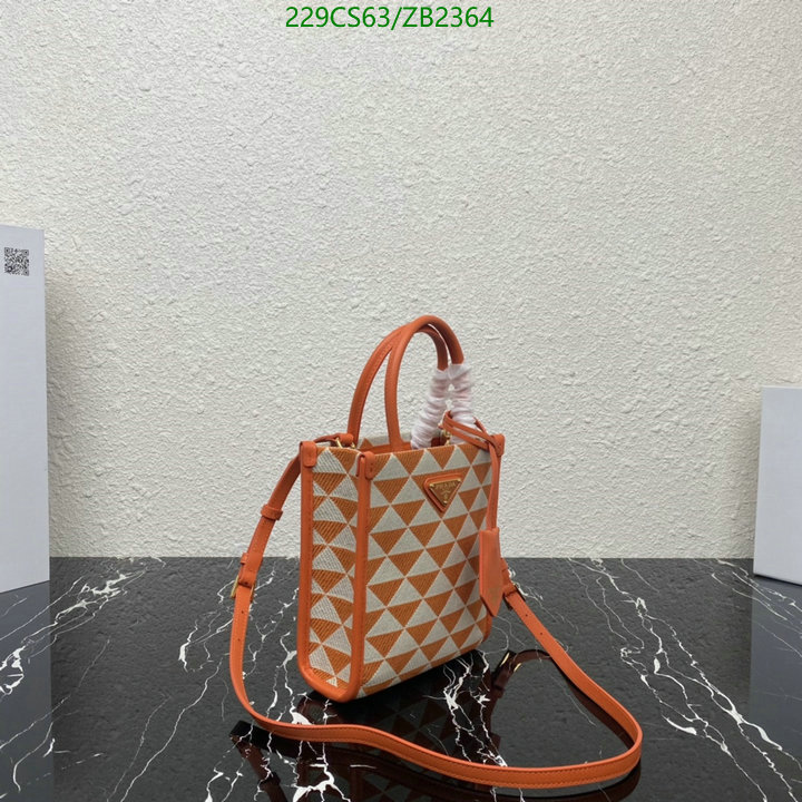 Prada Bag-(Mirror)-Diagonal-,Code: ZB2364,$: 229USD