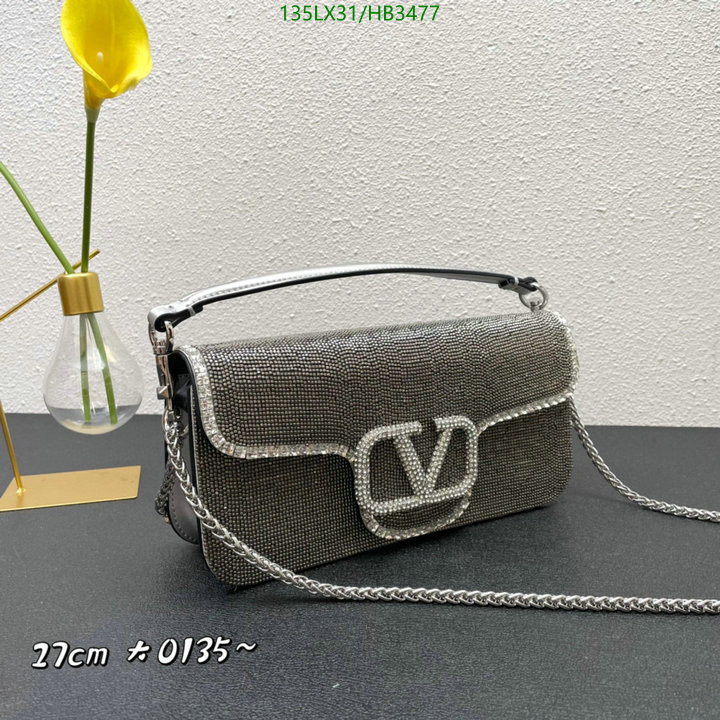 Valentino Bag-(4A)-LOC-V Logo ,Code: HB3477,$: 135USD