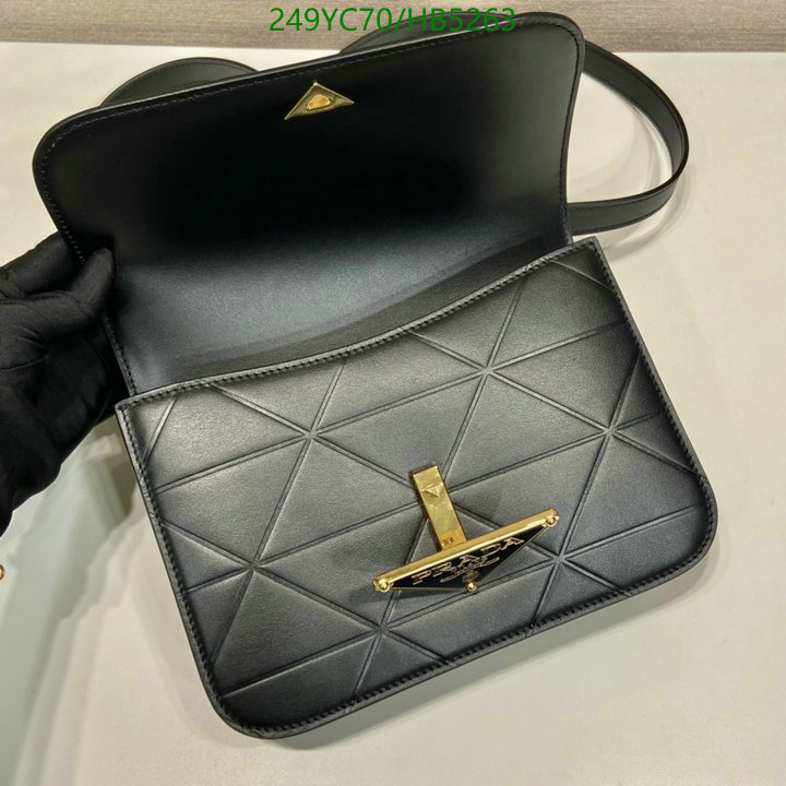 Prada Bag-(Mirror)-Diagonal-,Code: HB5263,$: 249USD