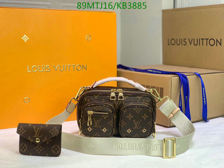 LV Bags-(4A)-Pochette MTis Bag-Twist-,Code: KB3885,$: 89USD