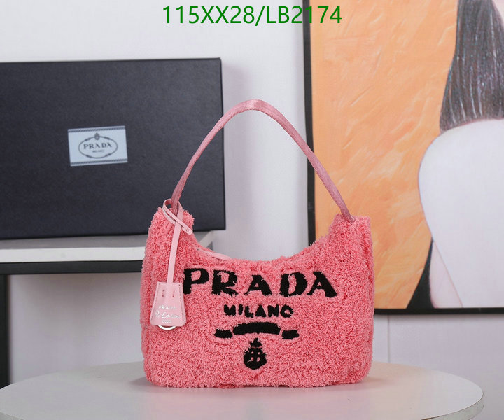 Prada Bag-(Mirror)-Re-Edition 2000,Code: LB2174,$: 115USD