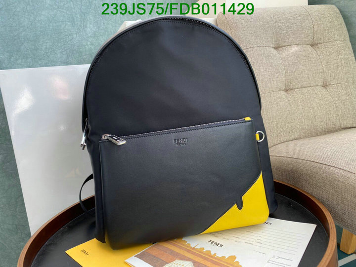 Fendi Bag-(Mirror)-Backpack-,Code: FDB011429,$: 239USD