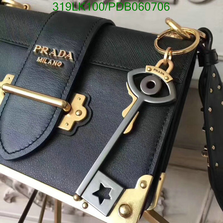 Prada Bag-(Mirror)-Diagonal-,Code: PDB060706,$: 319USD