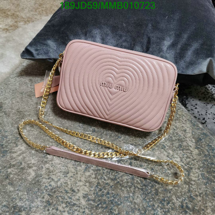 Miu Miu Bag-(Mirror)-Diagonal-,Code: MMB010723,$: 189USD