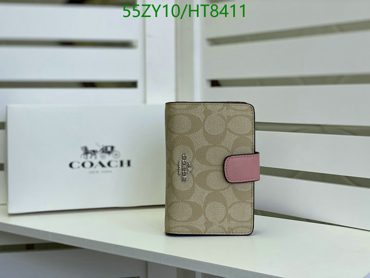 Coach Bag-(4A)-Wallet-,Code: HT8411,$: 55USD