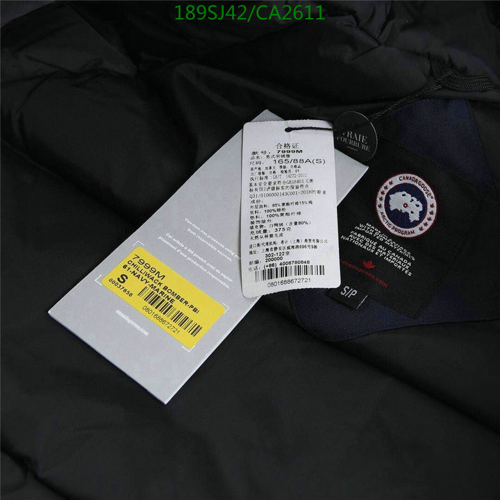 Down jacket Men-Canada Goose, Code: CA2611,$: 189USD