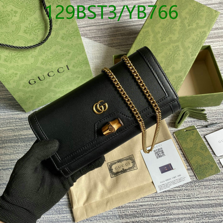 Gucci Bag-(Mirror)-Diagonal-,Code: YB766,$: 129USD