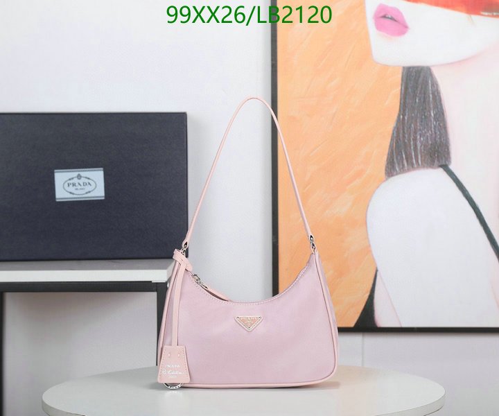 Prada Bag-(Mirror)-Re-Edition 2000,Code: LB2120,$: 99USD