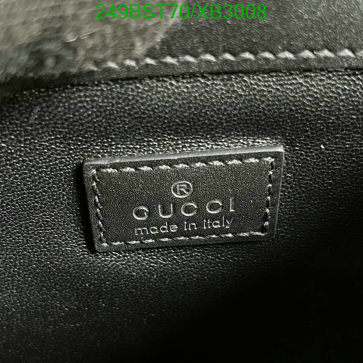 Gucci Bag-(Mirror)-Diagonal-,Code: XB3008,$: 249USD