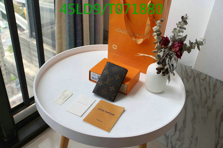 LV Bags-(Mirror)-Wallet-,Code: T071880,$: 45USD