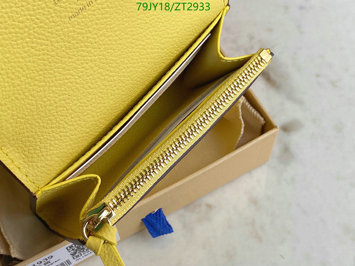 LV Bags-(Mirror)-Wallet-,Code: ZT2933,$: 79USD